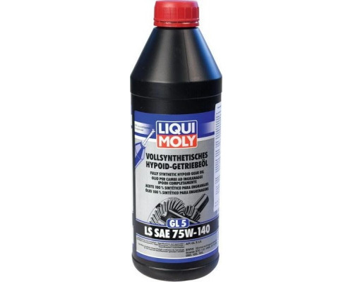 Масло трансмиссионное LIQUI MOLY 75W140 Vollsynthetisches Hypoid-Getriebeoil LS GL-5 1 л 4421/8038 4421/8038