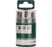 Набор бит BOSCH S/PH/PZ 25 ММ 9 бита + держатель тубус 2609255975
