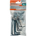 Набор ключей TORX Sturm 1045-21-T8-O155 t9-t40, оксидированные, на кольце (8 шт)