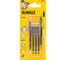 Пилки по дереву DeWALT HCS T119BO 82х54х2.0х15мм (5 шт) DT2050-QZ DT2050-QZ