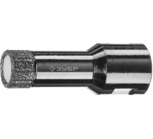 Алмазная коронка для сухого сверления ЗУБР d=16 х 35, M14 Профессионал 29865-16