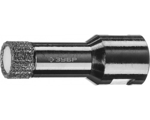 Алмазная коронка для сухого сверления ЗУБР d=16 х 35, M14 Профессионал 29865-16