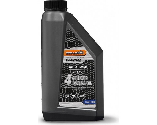 Масло для 4-тактных двигателей Ecologic SAE 10W40 DWO 600 1 л полусинтетическое DWO 600