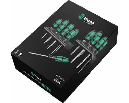 Набор отверток WERA Kraftform Big Pack 300 Pack 300 WE-105630