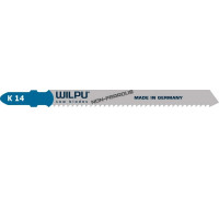 Пилки по металлу WILPU K 14 (аналог т127d) для алюминия, стали до 30мм 5шт/уп 276000005