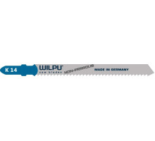 Пилки по металлу WILPU K 14 (аналог т127d) для алюминия, стали до 30мм 5шт/уп 276000005