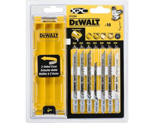 Набор пилок для электролобзика DeWALT 10 шт. DT2296-QZ DT2296-QZ