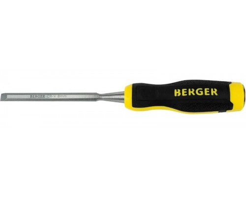 Стамеска BERGER BG1424 стальная ударная для обработки древесины, 12 мм