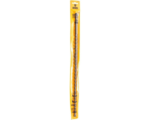 Бур SDS-plus Denzel Cobalt W-tip, 10x460 мм по бетону, двойная спираль 705020
