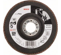 Круг лепестковый торцевой BOSCH 125 мм Р40 Best for Inox 2608608276