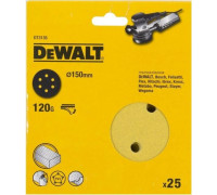 Круг шлифовальный на липучке DeWALT DT3135-QZ 150 мм, 6 отв. G120