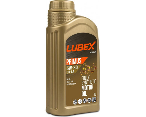 Масло моторное Lubex PRIMUS C3-LA 5W30 1 л. синтетическое L034-1296-1201
