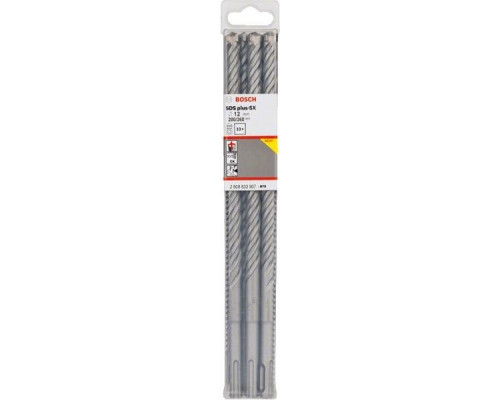 Бур SDS-plus BOSCH 5X 12x200x260 мм 10 шт 2608833907