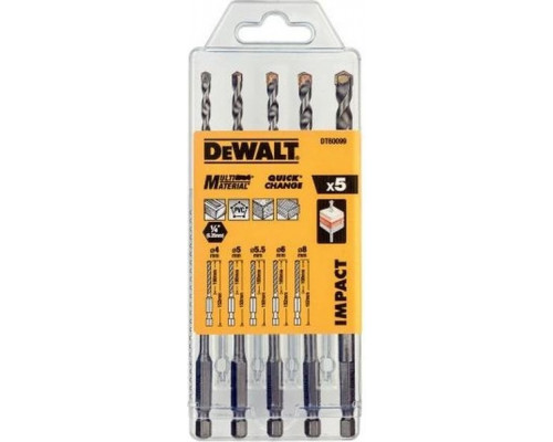 Набор сверл по бетону DeWALT 5 шт. DT60099-QZ DT60099-QZ