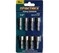 Набор головок ПРАКТИКА серия Мастер 5, 6, 7, 8, 9, 10, 11, 13 мм. 775-709