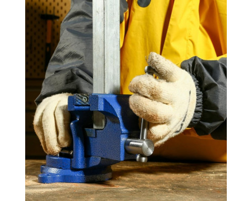 Тиски DEKO CL09 слесарные поворотные, 75 мм 065-0961