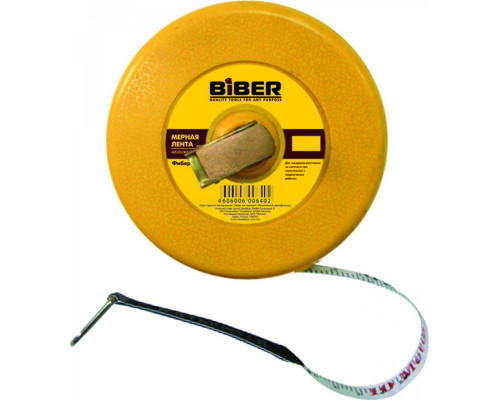Мерная лента Biber 40 211 фиберглассовая 10 м