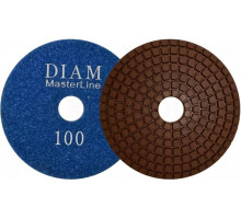 Алмазная тарелка на липучке DIAM АГШК 100*2,5 №100 Master Line (мокрая) 000575