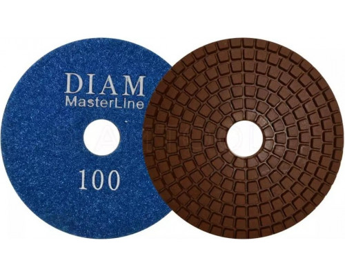 Алмазная тарелка на липучке DIAM АГШК 100*2,5 №100 Master Line (мокрая) 000575