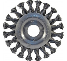 Щетка обдирочная для УШМ D.BOR круглая METAL Standard D-115 х 22.2 витая (арт. D22-MS-115-222-050) D22-MS-115-222-050