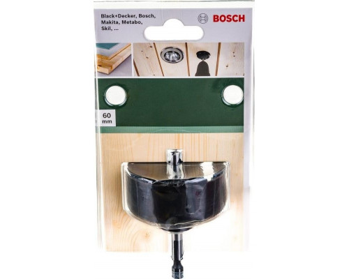 Коронка универсальная BOSCH 60мм для спотов 2609256D06