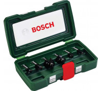 Набор фрез по дереву BOSCH 6 НМ-ФРЕЗ SET 8 мм-ХВ 2607019463