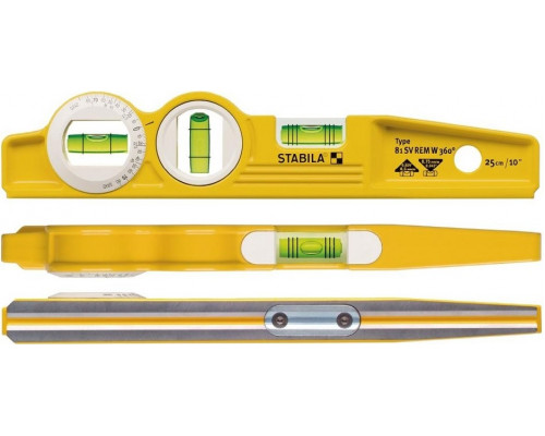 Уровень строительный STABILA тип 81SV REM W360, 25 см