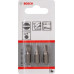 Бита для заворачивания BOSCH S 1,0x5,5, 25 mm XH PRO (3шт.) 2607001464