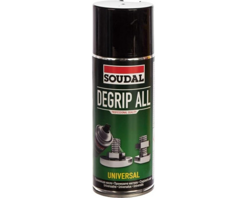 Смазка проникающая SOUDAL Degrip All 0,4 л разблокировочная 134156