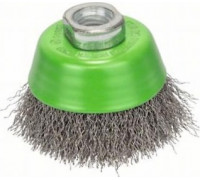 Щетка обдирочная для УШМ BOSCH чашеобразная INOX D-65 мм М14 2608622061