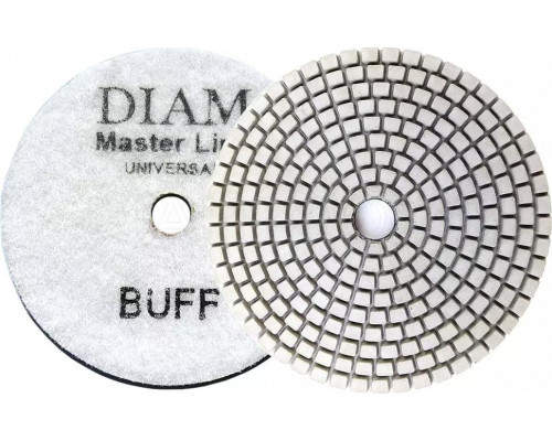Алмазная тарелка на липучке DIAM АГШК 100*2,5 BUFF Master Line Universal (сухая/мокрая) 000630