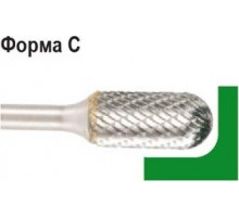 Бор-фреза по металлу D.BOR форма С цилиндр со сферическим концом 8,0*19,0/64,0 хв. 6 мм 9f-12080k02d W-040-9F-12080K02D