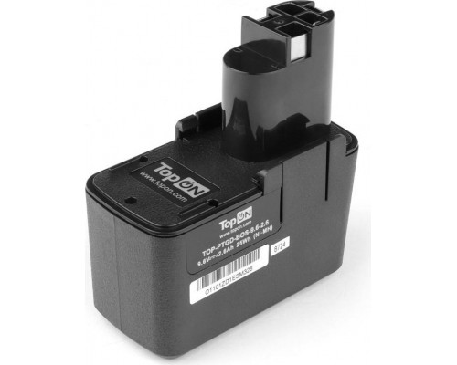 Аккумулятор TopON для Bosch 9.6В, 2.6Ah (Ni-Mh) TOP-PTGD-BOS-9.6-2.6
