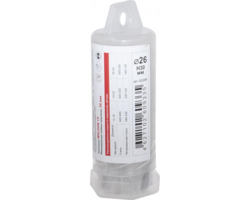 Сверло по металлу корончатое DIAM HSS 26x30 Extra Line 320296