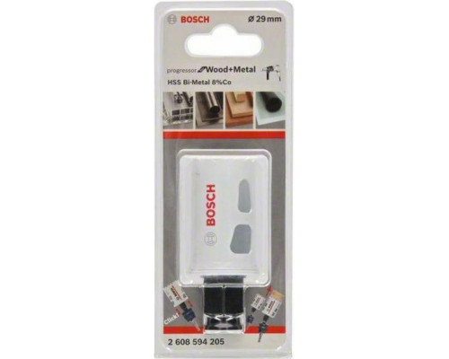 Коронка биметаллическая BOSCH PROGRESSOR for Wood&Metal 29 мм 2608594205