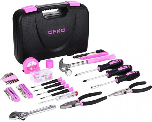 Набор инструментов DEKO TZ100 PINK для дома (100шт.) 065-0340
