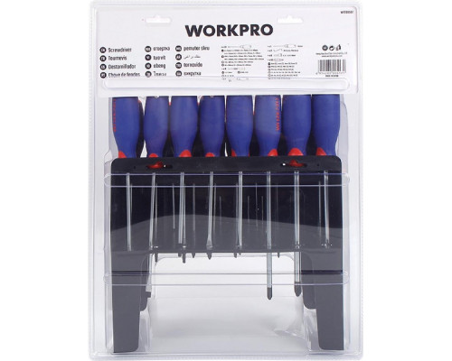 Набор отверток WORKPRO WP200507 с битами 100шт с подставкой