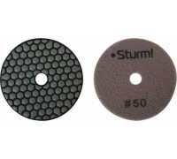 Шлифовальный круг по камню Sturm 9012-D100-50 алмазный гибкий, 100 мм, p50, сухое шлиф.