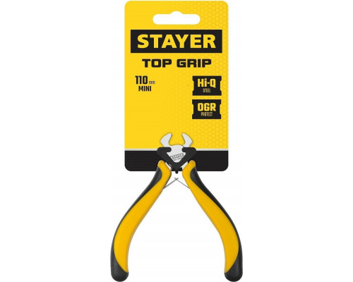 Клещи STAYER TOPGrip кусачки торцовые 2218-7, 110мм 2218-7_z02