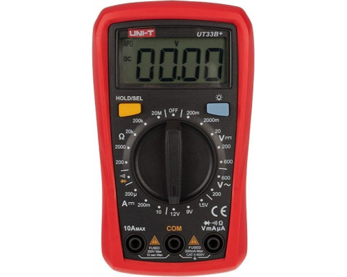 Мультиметр цифровой портативный UNI-T UT33B с тестом батареек 13-0056