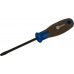 Отвертка шлицевая Кобальт 912-021 polywood sl 6,0х100 мм cr-v, древесно-полимерная р