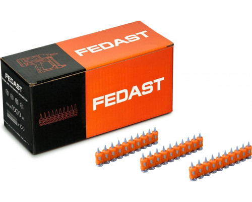 Гвоздь монтажный FEDAST 3.0 х 38 мм (уп.1000 шт.) с кованым наконечником fd3038mgbp