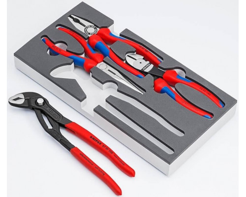 Набор шарнирно-губцевого инструмента KNIPEX basic, 4 предмета, 002001V15