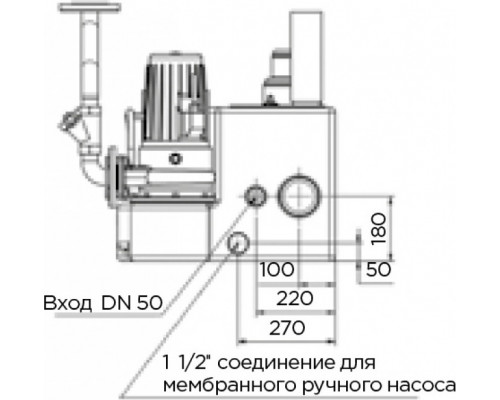 Установка канализационная SFA Cubic 2 GR SE71.1T
