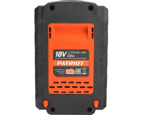 Аккумулятор PATRIOT PB-BR-Li 18,0V 2,0Ah 180201122