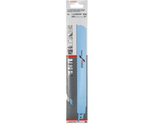 Полотна для сабельных пил BOSCH М1126CHF (5шт.) 2608657398