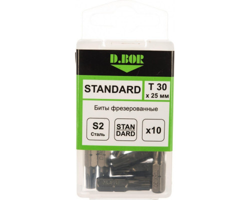 Бита для заворачивания D.BOR TORX 30, 25 мм (арт. d-t30-025-010) (10 шт.) D06-DT30025010