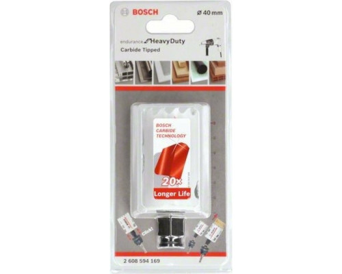 Твердосплавная коронка BOSCH 40 х 60 мм Endurance for Heavy 2608594169