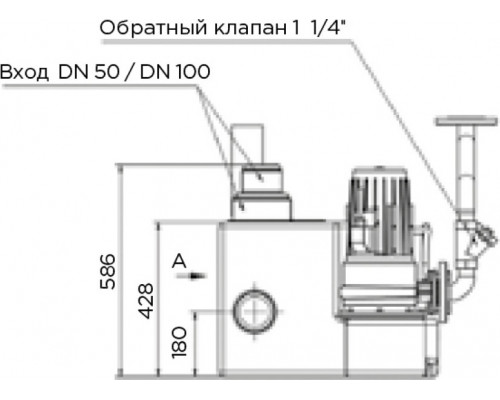 Установка канализационная SFA CUBIC2GRSE71.4T