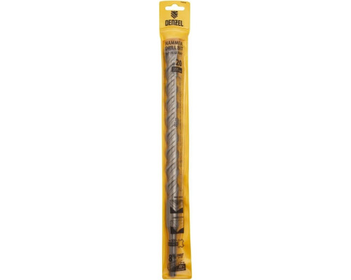 Бур SDS-plus Denzel Cobalt W-tip, 20x310 мм по бетону, двойная спираль 705048